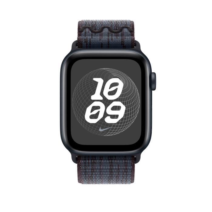ремінець 46mm Black/Blue Nike Sport Loop (MYJD3)
