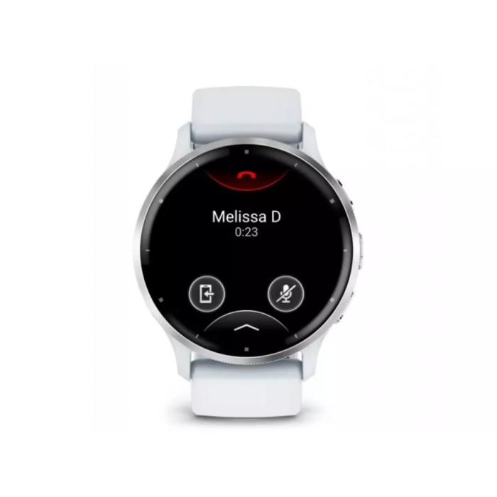 Смарт-годинник Garmin Venu 3 Silver Stainless Steel Bezel with Whitestone Case and Silicone Band (010-02784-00/50)