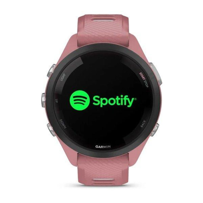 Смарт-годинник Garmin Forerunner 265S Black Bezel w. Light Pink Case and Light Pink/Whitestone S. Band (010-02810-05/15/55)