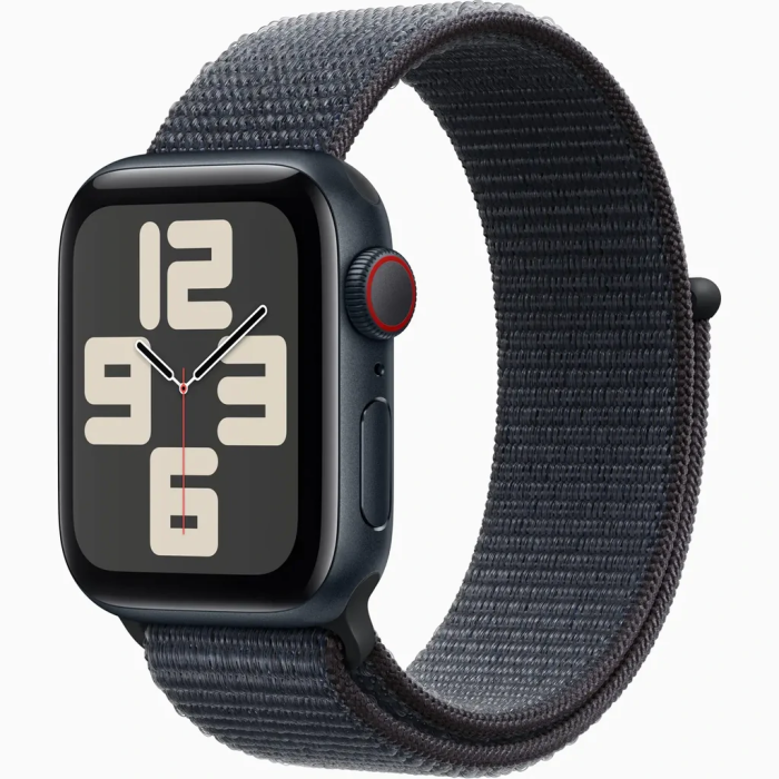 Apple Watch SE 2 GPS + Cellular 40mm Midnight Aluminum Case w. Ink Sport Loop (MXFQ3/MXGA3)