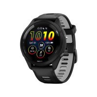 Смарт-годинник Garmin Forerunner 265 Black Bezel and Case w. Black/Powder Gray Silicone Band (010-02810-00/10/50) Уцінка (1 битий піксель)