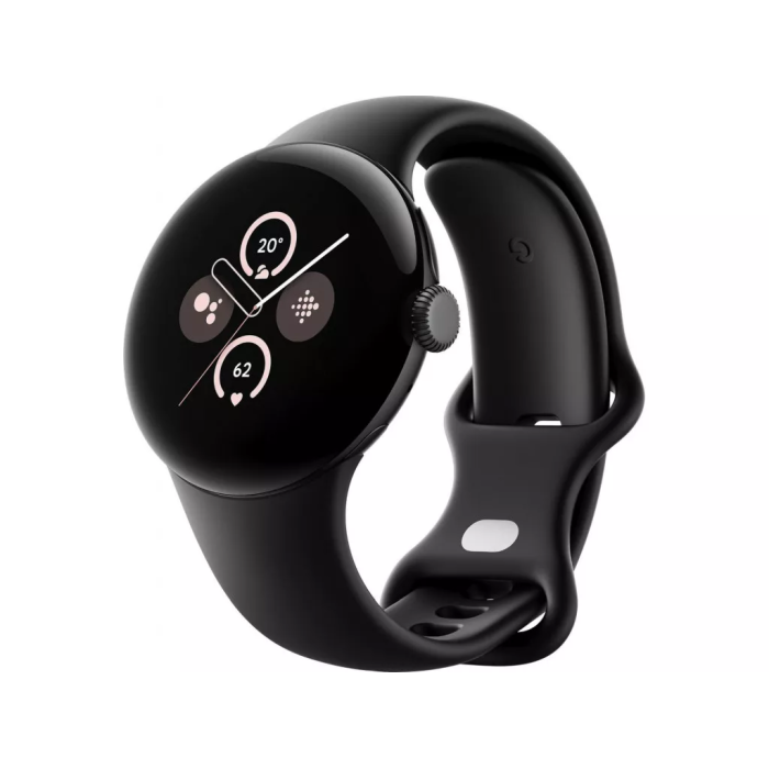 Смарт-годинник Google Pixel Watch 2 Matte Black Aluminum Case  Obsidian Active Band