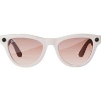 Смарт-окуляри Ray-Ban Meta Skyler Shiny Chalky Gray/Gradient Cinnamon Pink (RW4010 670013 52-20)
