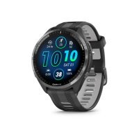 Спортивний годинник Garmin Forerunner 965 Carbon Gray Titanium Bezel w. Blk Case and Blk/Powder Gray S. Band (010-02809-00/10/8)