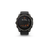 Garmin Fenix 8 51mm Solar Sapphire Carbon Gray DLC Titanium w. Black/Pebble Gray S. Band (010-02907-10/11) (Open Box)