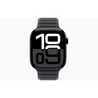 Apple Watch Series 10 GPS 46mm Jet Black Alu. Case w. Black Magnetic Link - M/L (MWX13 + MXY03)