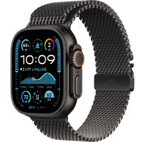 Смарт-годинник Apple Watch Ultra 2 GPS + Cellular 49mm Black Titanium Case w. Black Titanium Milanese Loop - S (MX4W3)