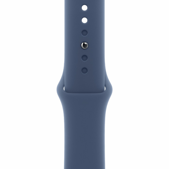 Apple Watch Series 10 GPS 46mm Silver Alu. Case w. Denim Sport Band - S/M (MWWL3)