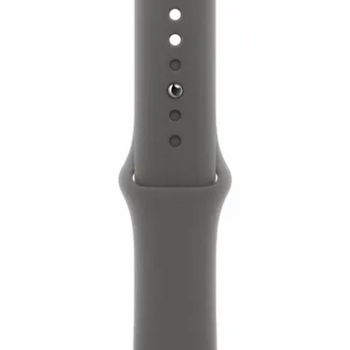 Apple Watch Series 10 GPS + Cellular 42mm Natural Titanium Case w. Stone Grey Sport Band - M/L (MWXE3)