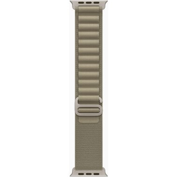 Apple Watch Ultra 2 GPS + Cellular 49mm Titanium Case with Olive Alpine Loop - Small (MREX3/MRFH3)