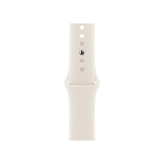 Apple Watch Series 10 GPS + Cellular 46mm Gold Titanium Case w. Starlight Sport Band - S/M (MWYX3) (ЯК НОВІ, 100% АКБ)