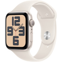 Apple Watch SE 2 GPS 40mm Starlight Aluminium Case w. Starlight Sport Band - S/M (MXEF3)