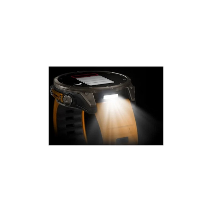 Garmin Fenix 8 47mm AMOLED Sapphire Titanium w. Spark Orange/Graphite Silicone Band (010-02904-10/11)