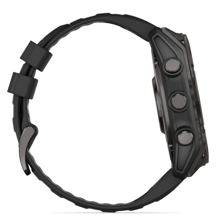 Garmin Fenix 8 51mm AMOLED Slate Gray with Black Silicone Band (010-02905-00)
