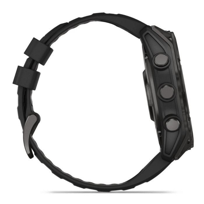 Garmin Fenix 8 51mm AMOLED Sapphire Carbon Gray DLC Titanium w. Black/Pebble Gray S. Band (010-02905-20/21)