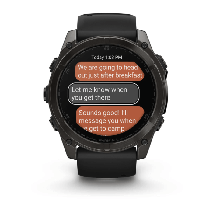 Garmin Fenix 8 51mm AMOLED Sapphire Carbon Gray DLC Titanium w. Black/Pebble Gray S. Band (010-02905-20/21)