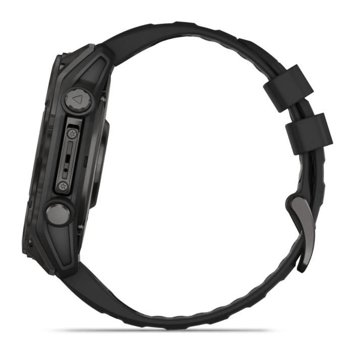 Garmin Fenix 8 51mm AMOLED Sapphire Carbon Gray DLC Titanium w. Black/Pebble Gray S. Band (010-02905-20/21)