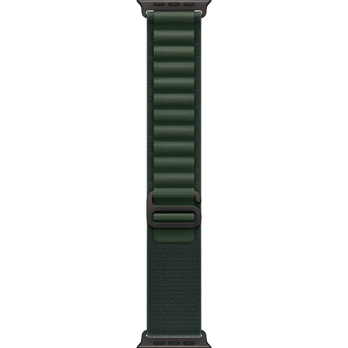Apple Watch Ultra 2 GPS + Cellular 49mm Black Titan. Case w. Dark Green Alpine Loop - Medium (MX4R3)