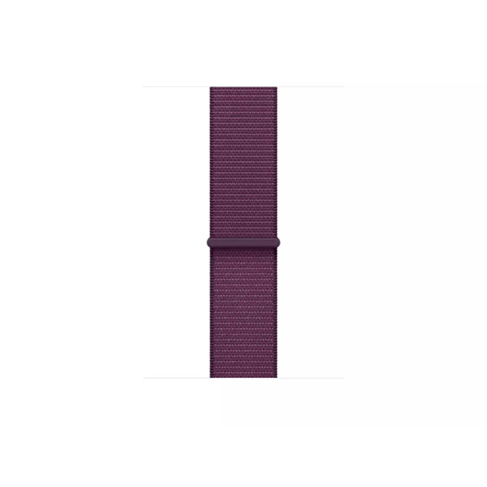 Apple Watch Series 10 GPS 46mm Rose Gold Aluminum Case w. Plum Sport Loop (MWWV3)