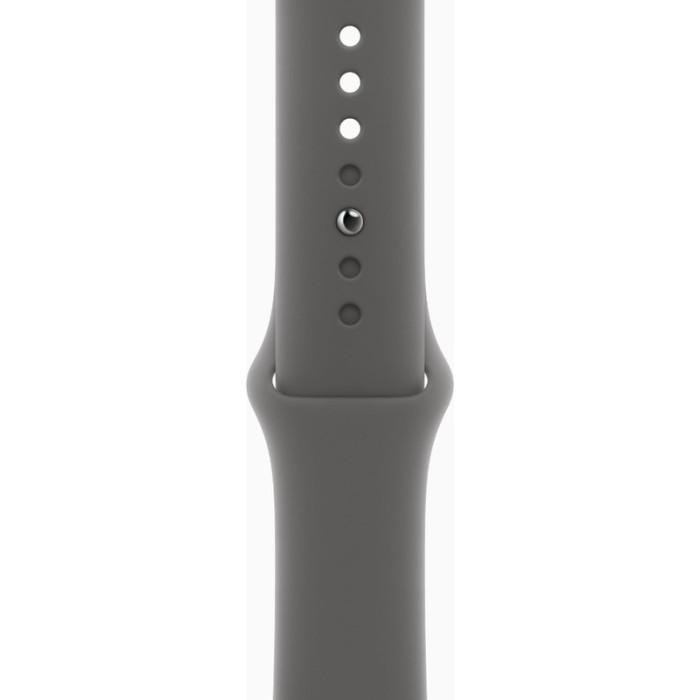 Apple Watch Series 10 GPS + Cellular 46mm Natural Titanium Case w. Stone Grey Sport Band - M/L (MWYA3)