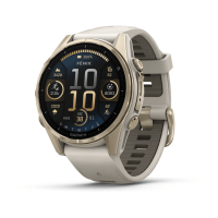 Garmin Fenix 8 43mm AMOLED Sapphire Soft Gold w. Fog Gray/Dark Sandstone S. Band (010-02903-10/11/18)