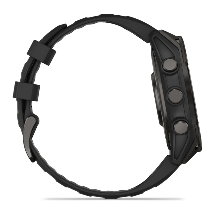 Garmin Fenix 8 47mm AMOLED Sapphire Carbon Gray DLC Titanium w. Black/Pebble Gray S. Band (010-02904-20/21)