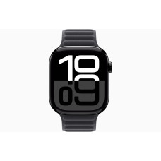 Apple Watch Series 10 GPS 46mm Jet Black Alu. Case w. Black Magnetic Link - M/L (MWX13 + MXY03)