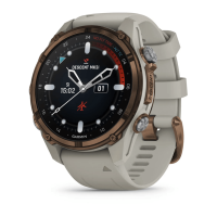 Смарт-годинник Garmin Descen Mk3i – 43 mm Bronze PVD Titanium with French Gray Silicone Band (010-02753-13/14)