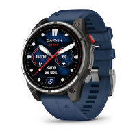 Смарт-годинник Garmin quatix 8 Pro AMOLED Marine GPS Smartwatch 47mm in Titanium with Blue Silicone Band (010-03198-50)