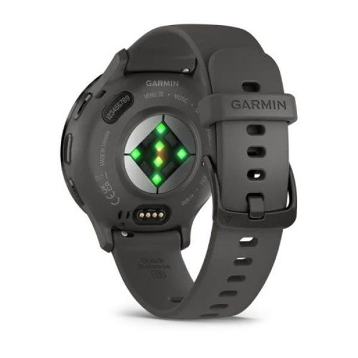 Смарт-годинник Garmin Venu 3S Slate S. Steel Bezel w. Pebble Gray Case and S. Band (010-02785-00/50)