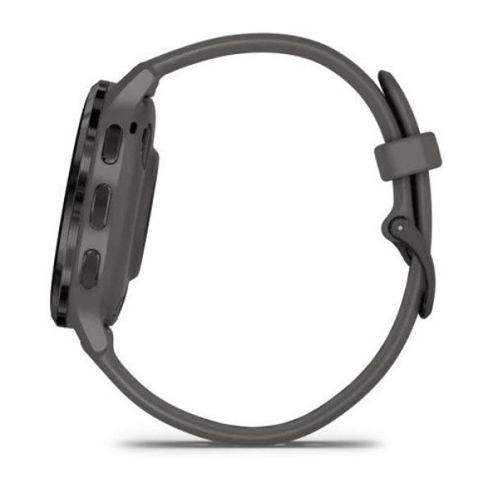 Смарт-годинник Garmin Venu 3S Slate S. Steel Bezel w. Pebble Gray Case and S. Band (010-02785-00/50)