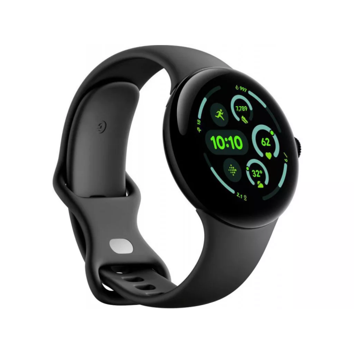 Смарт-годинник Google Pixel Watch 3 45 mm Wi-Fi Matte Black Aluminum Case/Obsidian Active Band
