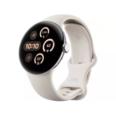 Смарт-годинник Google Pixel Watch 3 45 mm Wi-Fi Polished Silver Aluminum Case/Porcelain Active Band