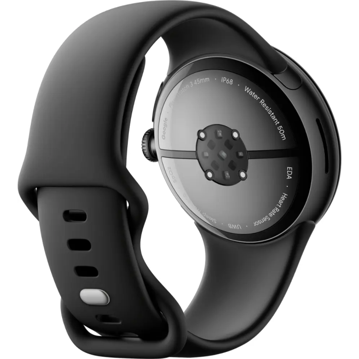 Google Pixel Watch 3 45 mm LTE Matte Black Aluminum Case/Obsidian Active Band