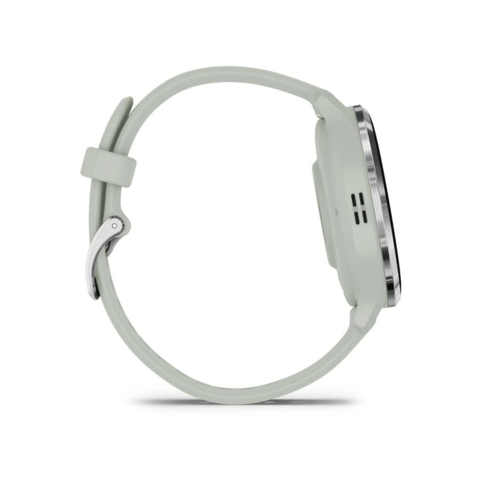 Смарт-годинник Garmin Venu 3S Silver S. Steel Bezel w. Sage Gray Case and S. Band (010-02785-01/51)