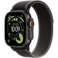 Смарт-годинник Apple Watch Ultra 3 GPS + Cellular 49mm Black Tit. Case w. Black/Charcoal Trail Loop - M/L (MF1H4)