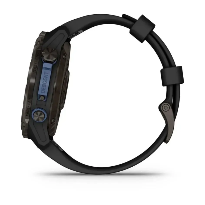Смарт-часы Garmin Descent Mk3i 51mm Carbon Gray DLC Titanium with Black Silicone Band (010-02752-10/11)