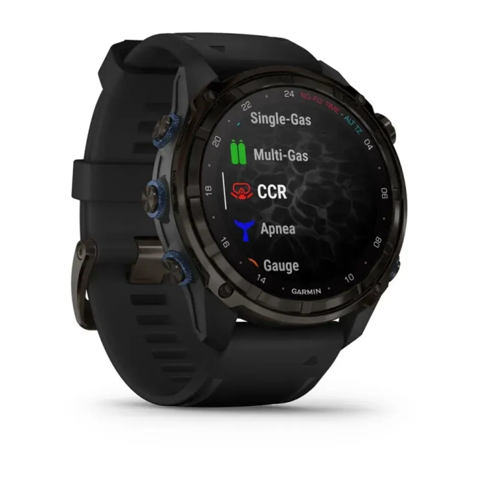 Смарт-часы Garmin Descent Mk3i 51mm Carbon Gray DLC Titanium with Black Silicone Band (010-02752-10/11)