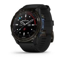 Смарт-годинник Garmin Descent Mk3i 51mm Carbon Gray DLC Titanium with Black Silicone Band (010-02752-10/11)