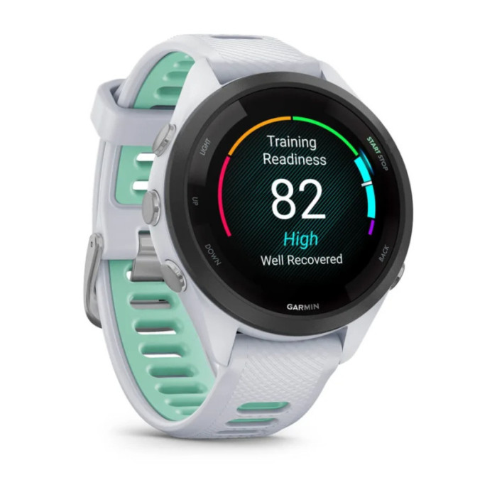 Смарт-часы Garmin Forerunner 265S Black Bezel w. Whitestone Case and Whitestone/Neo Tropic S. Band (010-02810-04/14/54)