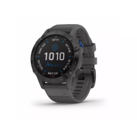 Смарт-годинник Garmin Fenix 6 Pro Solar Edition Black With Gray Band (010-02410-11/10) (Ідеальний Стан)