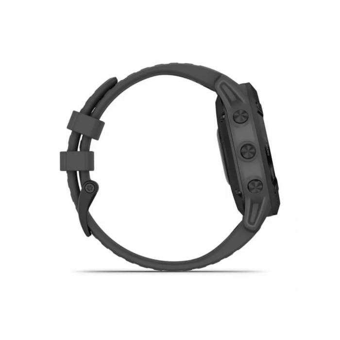 Смарт-годинник Garmin Fenix 6 Pro Solar Edition Black With Gray Band (010-02410-11/10) (Ідеальний Стан)