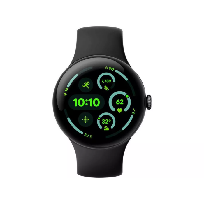 Смарт-годинник Google Pixel Watch 3 45 mm Wi-Fi Matte Black Aluminum Case/Obsidian Active Band