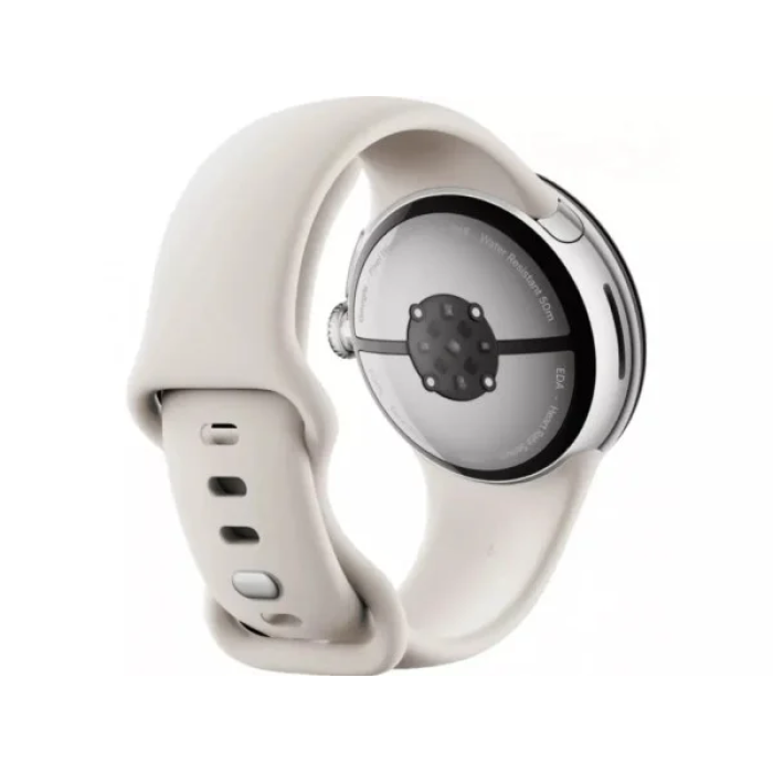 Смарт-годинник Google Pixel Watch 3 45 mm Wi-Fi Polished Silver Aluminum Case/Porcelain Active Band