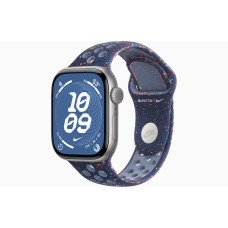 Apple Watch Series 11 GPS 42mm Space Grey Alu. Case w. Blue Ribbon Nike Sport Band - M/L (MEW14 + MGAX4)