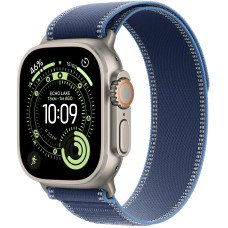 Смарт-часы Apple Watch Ultra 3 GPS + Cellular 49 мм Natural Tit. Case w. Blue/Bright Blue Trail Loop - M/L (MEWU4)