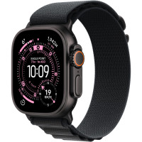 Смарт-часы Apple Watch Ultra 3 GPS + Cellular 49 мм Black Tit. Case w. Black Alpine Loop - Large (MF0X4)