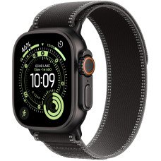 Смарт-часы Apple Watch Ultra 3 GPS + Cellular 49mm Black Tit. Case w. Black/Charcoal Trail Loop - M/L (MF1H4)