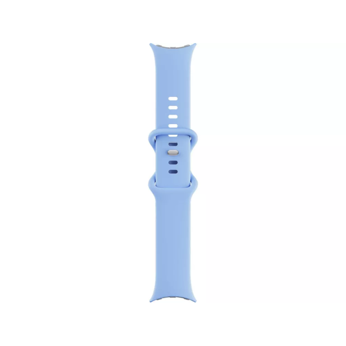 Google Pixel Watch 2 LTE Polished Silver Aluminum Case / Bay Active Band