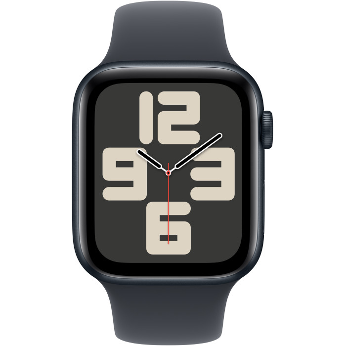 Apple Watch SE 2 GPS 40mm Midnight Alu. Case w. Midnight Sport Band - S/M (MXE73)